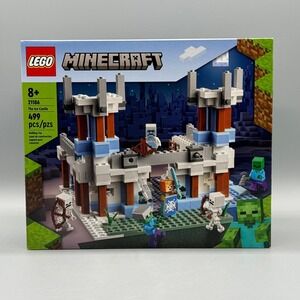 Lego Minecraft #21186 The Ice Castle Retired Brand New Factory Sealed